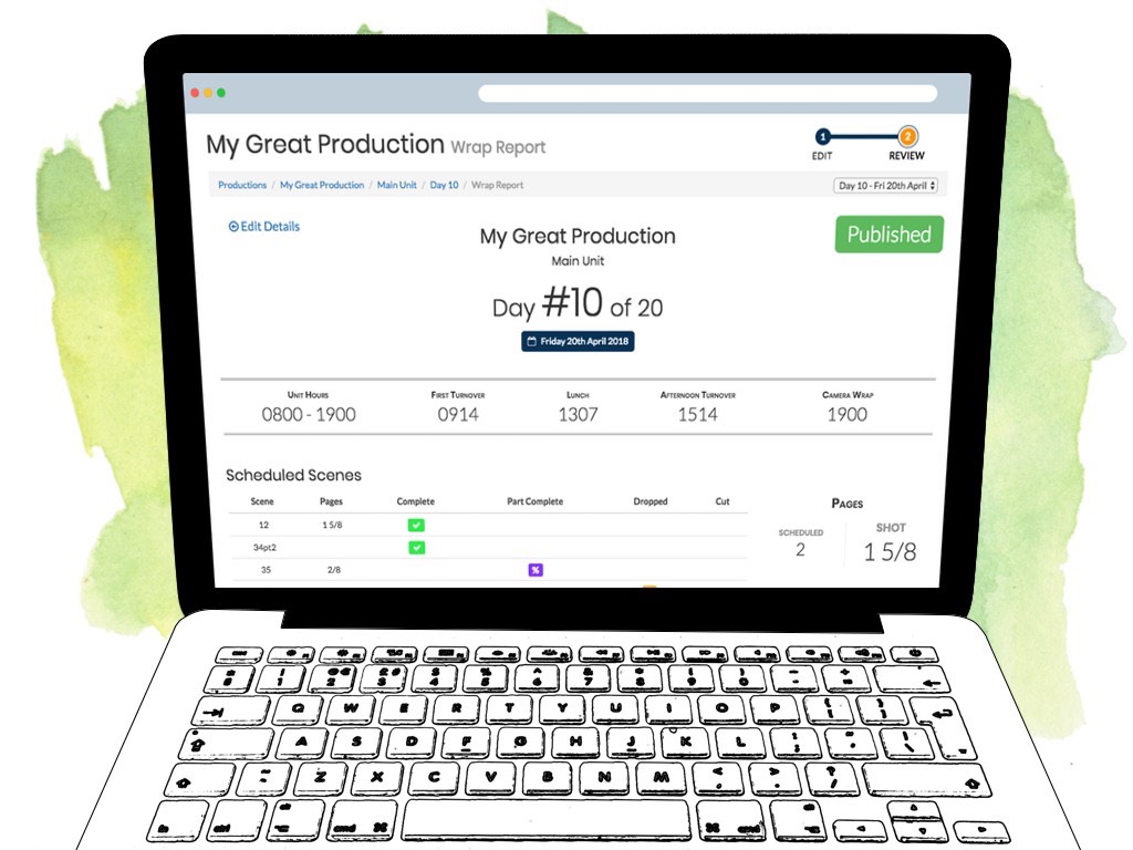 On Set Updates Wrap Reports